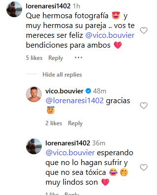 Vico Bouvier respondiendo mensajes | Instagram