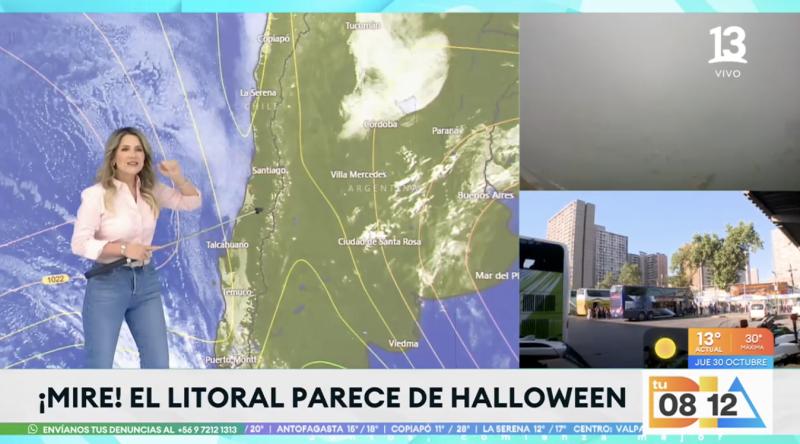 Michelle Adam entrega un nuevo pronóstico del tiempo.