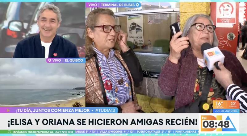José Luis Repenning canta a una admiradora de Tu Día.