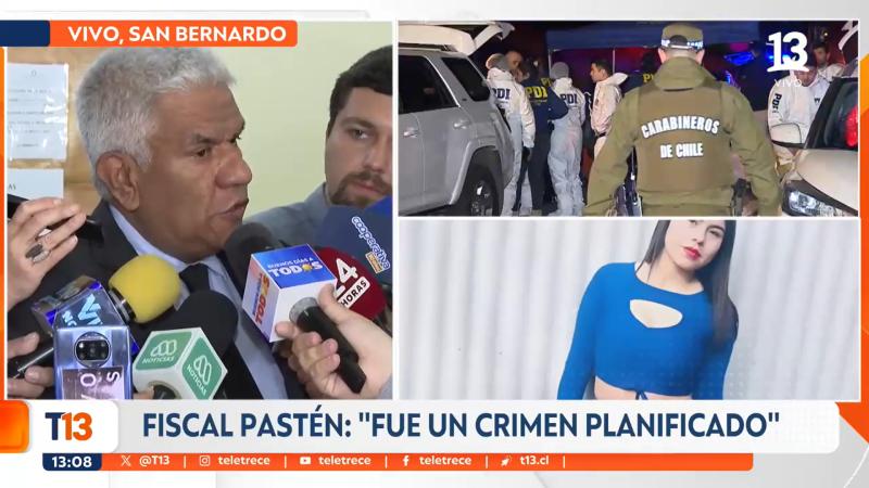 Fiscal Marcos Pastén en caso de Krishna Aguilera - Canal 13