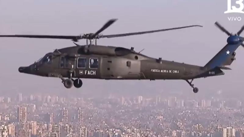 Helicóptero de la FACh