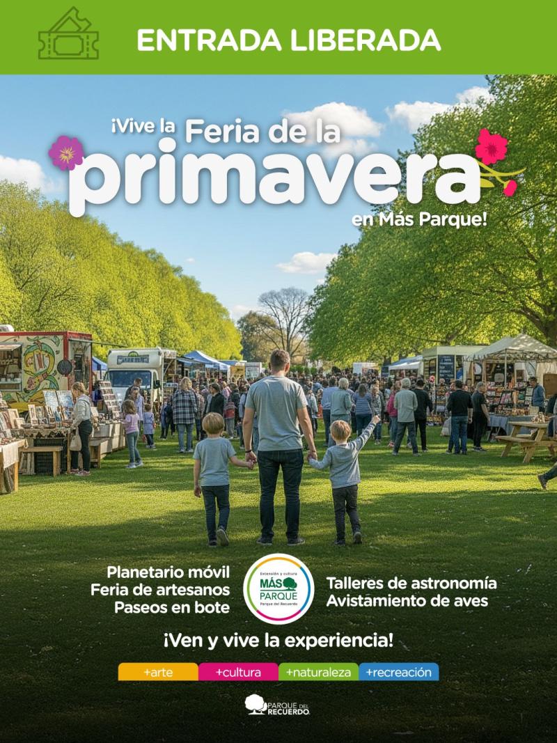 Feria de la Primavera. Créditos: Parque del Recuerdo.