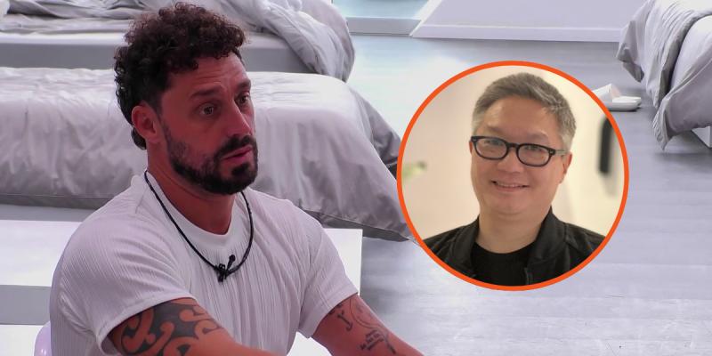 Joche en Mundos Opuestos (2025) y Sergio Nakasone- Créditos: Canal 13 y Warner Bros. D.