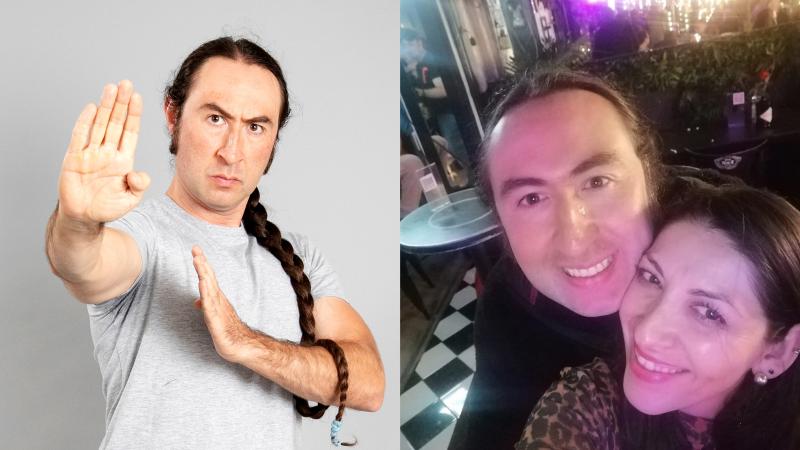 Mario Ortega y su pareja Marly