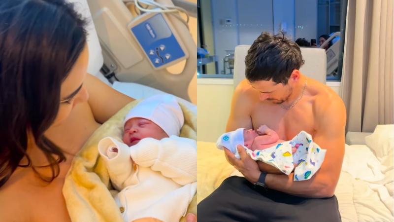 Meli Noto y Pangal Andrade junto a Alanna - Instagram