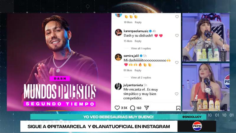 Natu habló sobre Dash en el react de Mundos Opuestos