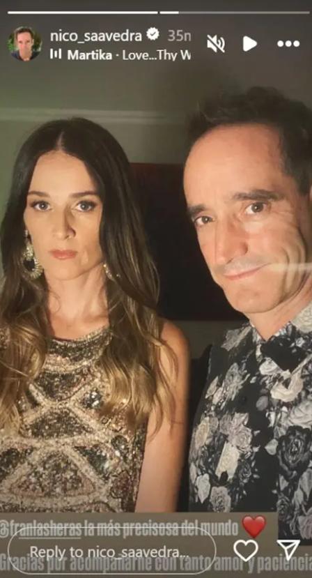 Nicolas saavedra y su nueva pareja | Instagram