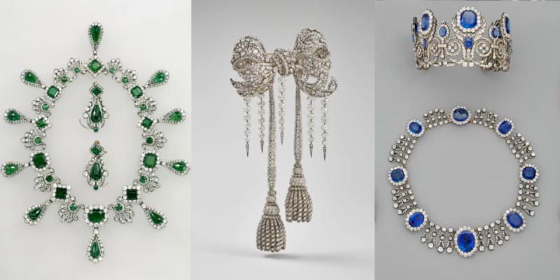 Joyas robadas del Museo Louvre. Créditos: Sitio web del Museo Louvre.