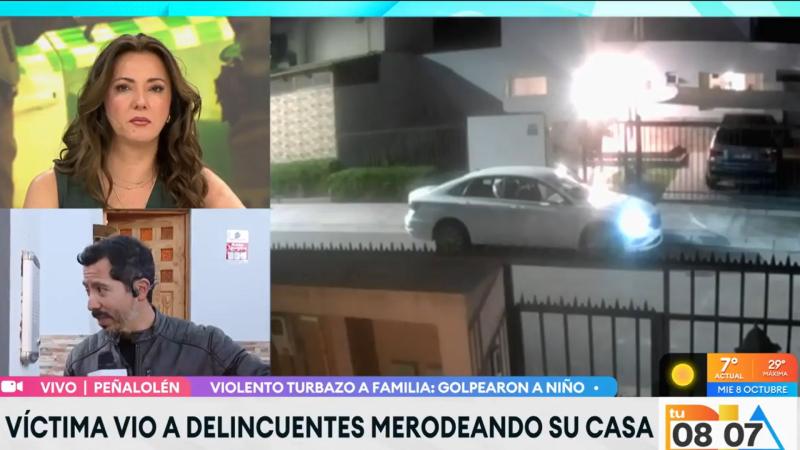 El violento turbazo en Peñalolén