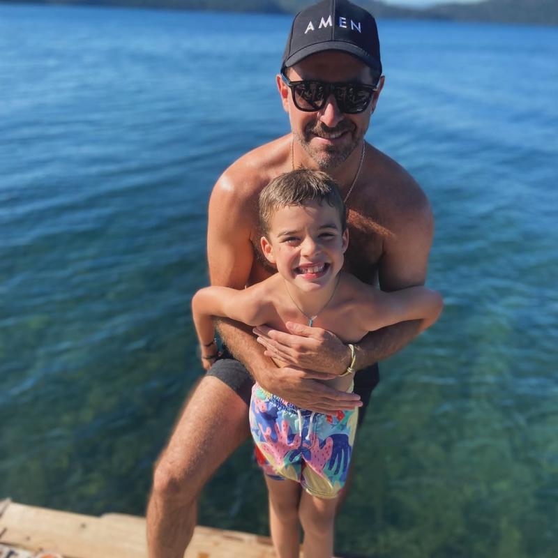 Hijo de Javiera Suárez junto a su padre Cristián Arriagada - Instagram