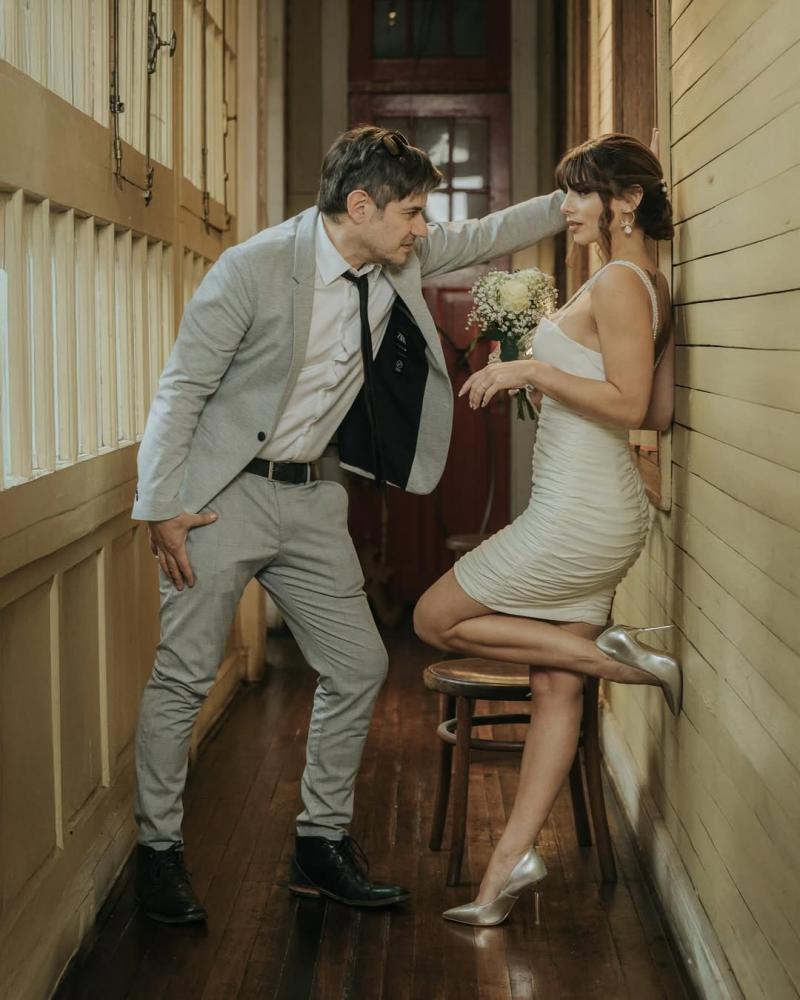 Kathy Contreras se casó con Erich Muñoz, padre del artista urbano - Instagram