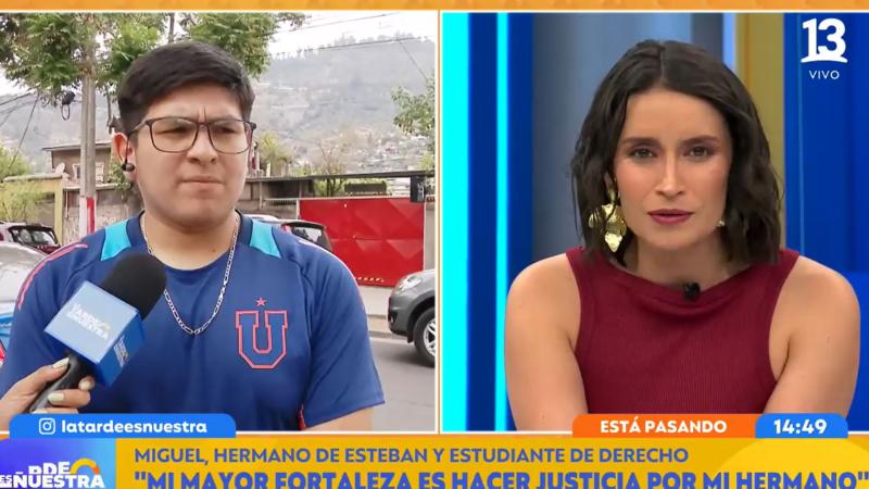 Miguel, hermano mayor del escolar fallecido en Recoleta