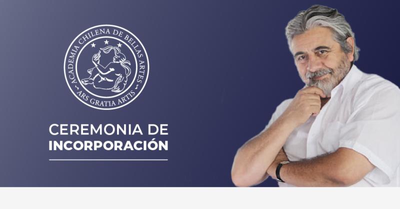 Roberto Poblete / Créditos: Instagram @academiachilenadebellasartes