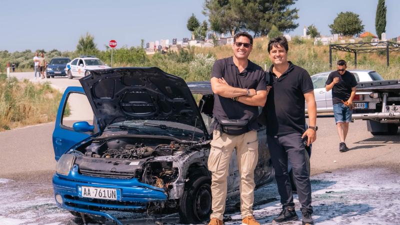 Pancho Saavedra y Jorge Zabaleta en "Socios por el mundo"