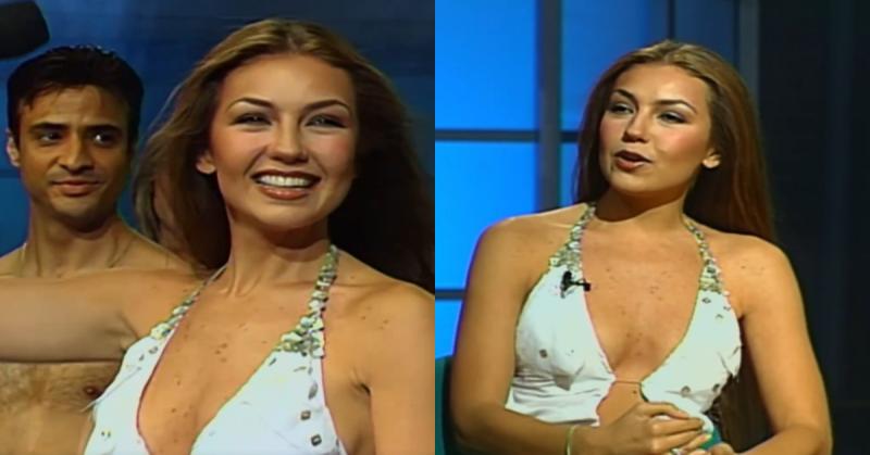 Thalía en Viva el Lunes, 2000