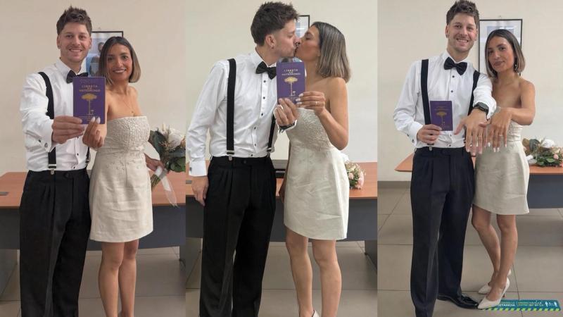 Ariel Osses junto a su pareja - Instagram