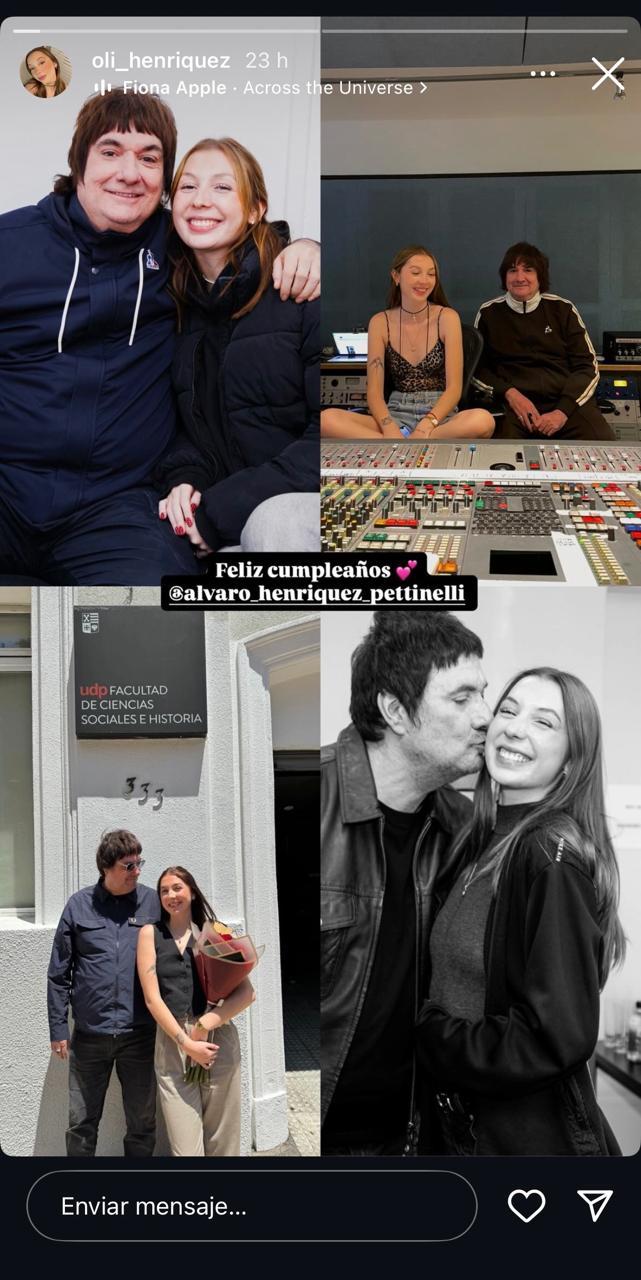 Hija de Mariana Loyola junto a su padre - Instagram