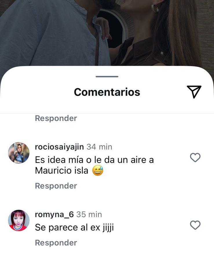 Comentarios en post de Gala - Instagram