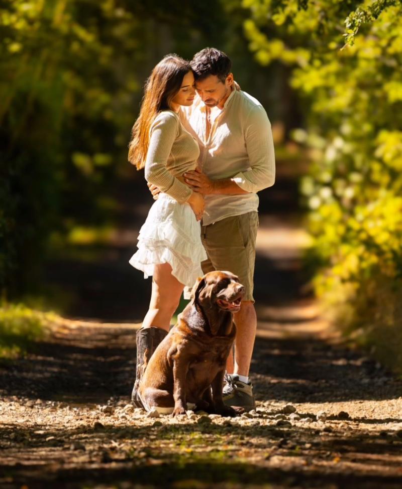 Pangal Andrade junto a Melina Noto y Bagual - Instagram