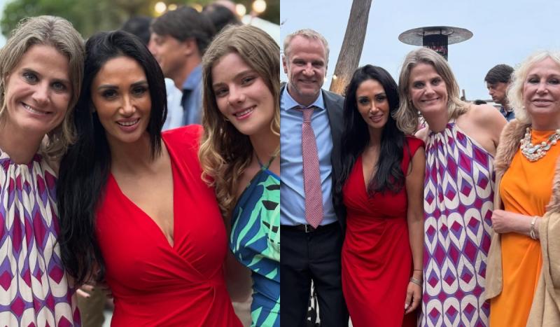 Pamela Díaz junto a hermanas y madre de Felipe Kast | Instagram