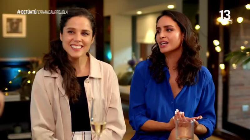 Francisca Alegría y Fernanda Urrejola en De tú a tú. Créditos: Canal 13