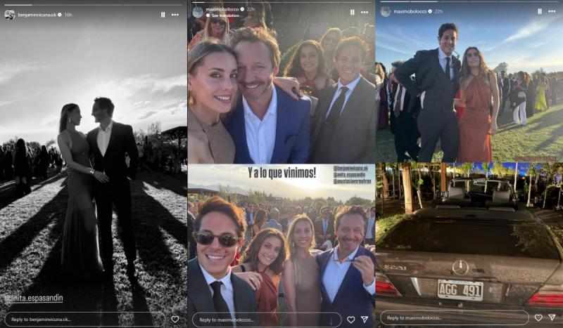 Historias de Benjamín Vicuña y Máximo Bolocco | Instagram