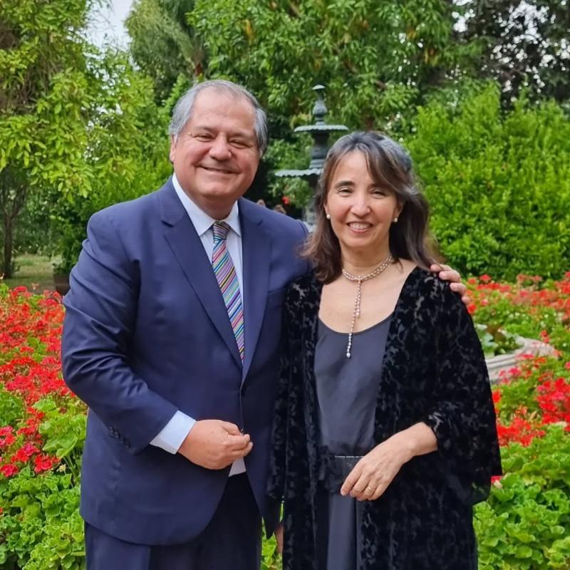 Mauricio Bustamante y su esposa | Instagram