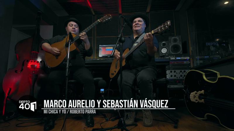 Dupla Sebastián Vásquez y Marco Aurelio Valdés en Depto 401