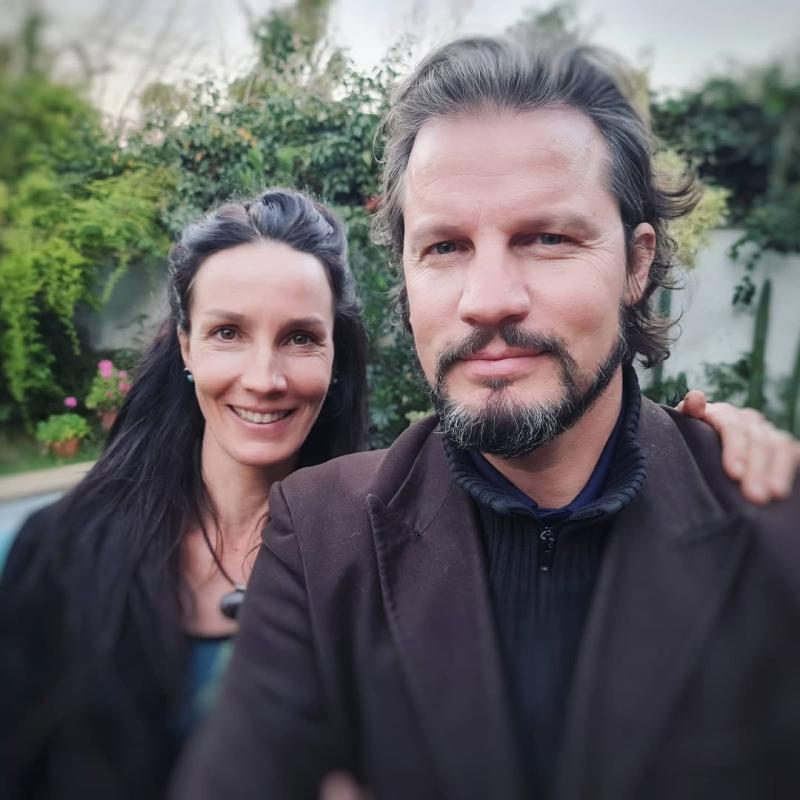 Ángela Contreras junto a su hermano - Instagram