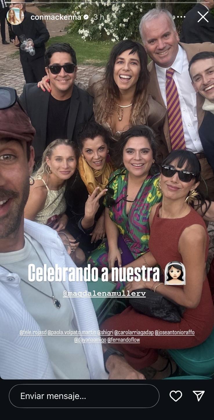 Colegas que acompañaron a Magdalena Müller.