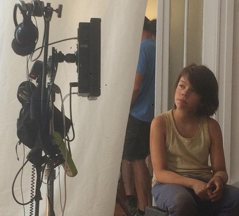 Lautaro Cantillana Teke grabando para "Fiebre" - Instagram