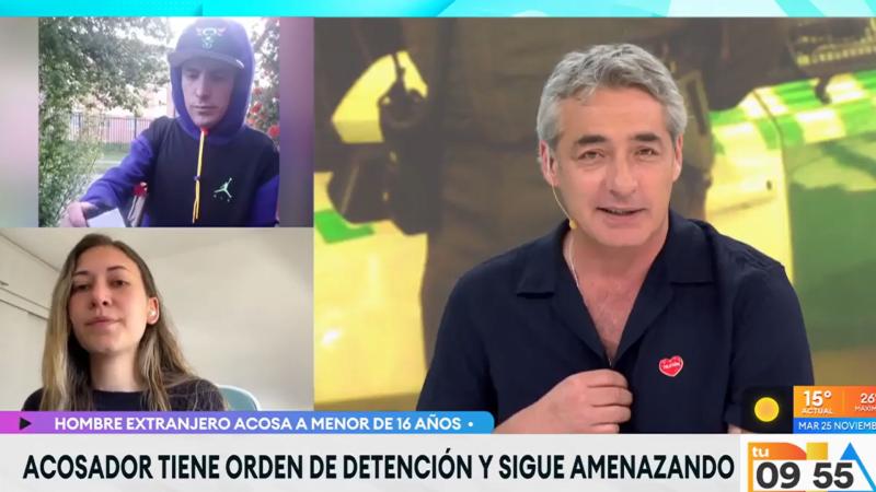 El inquietante antecedente del hombre extranjero que acosa a influencer chilena de 16 años