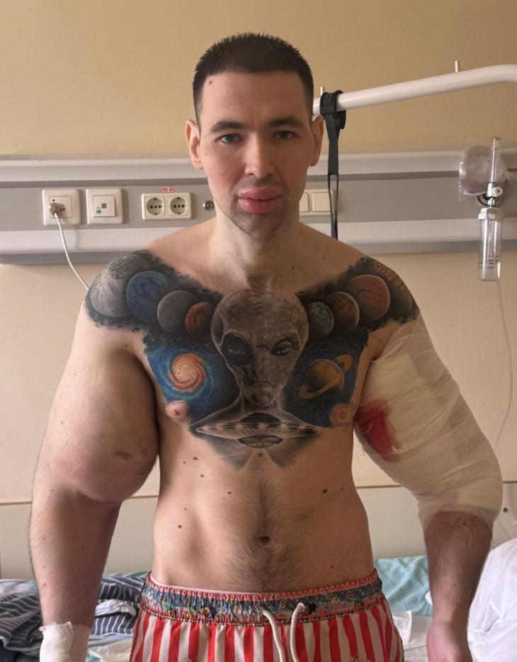 Kirill Tereshin, el Popeye ruso/Instagram