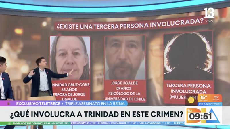 Principales sospechosos por el crimen en La Reina.