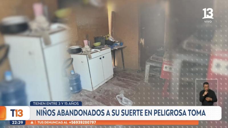 Mujer abandonó a sus seis hijos en toma de Alto Hospicio.