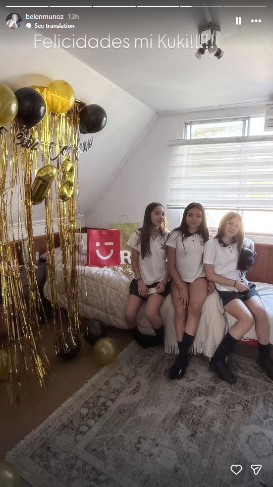 Hija de Pancho Rodríguez y Belén Muñoz | Instagram