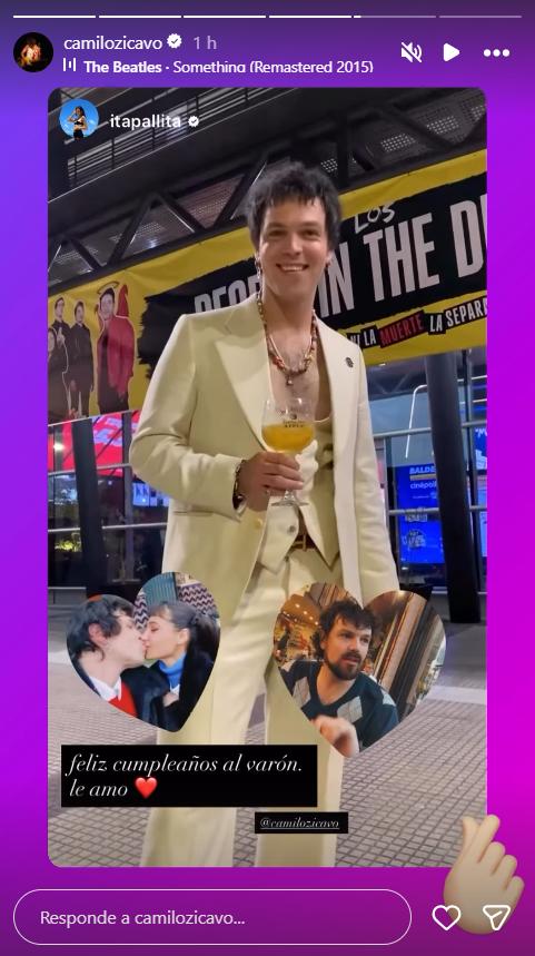 Camilo Zicavo y el saludo de cumpleaños - Instagram