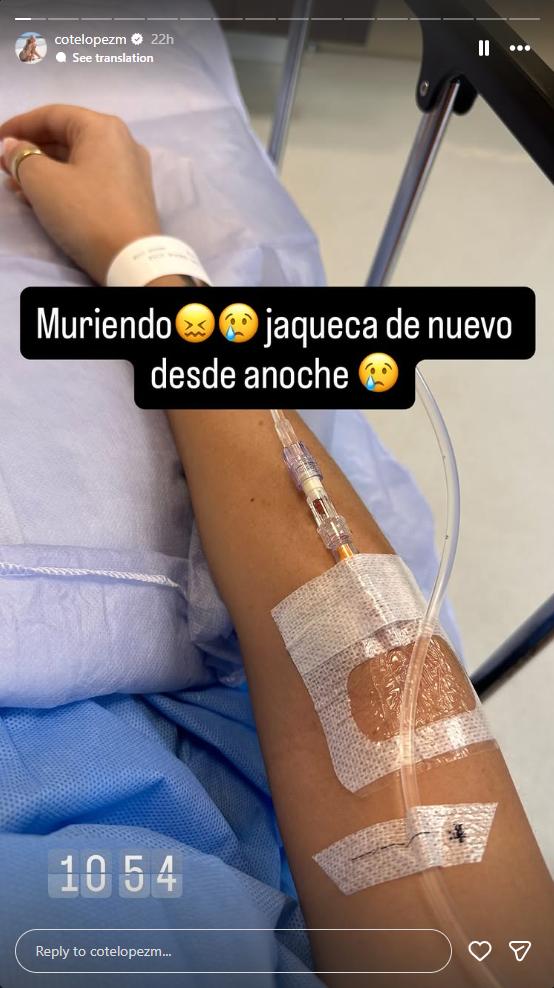 Coté López en urgencias | Instagram