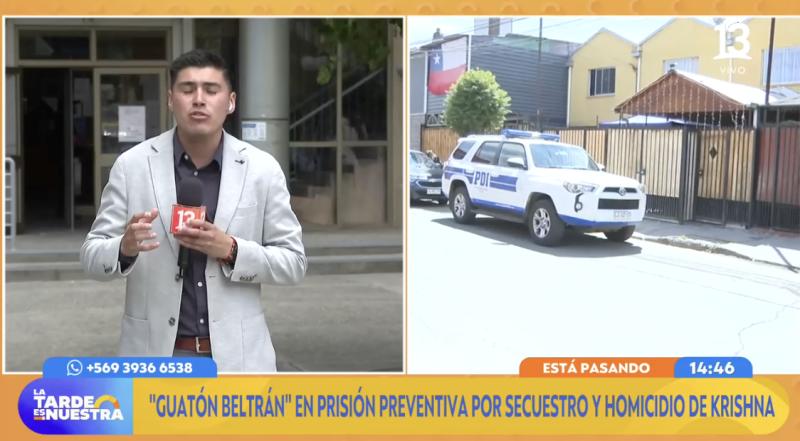 Caso Krishna Aguilera: detienen y formalizan a mano derecha del Guatón Beltrán.