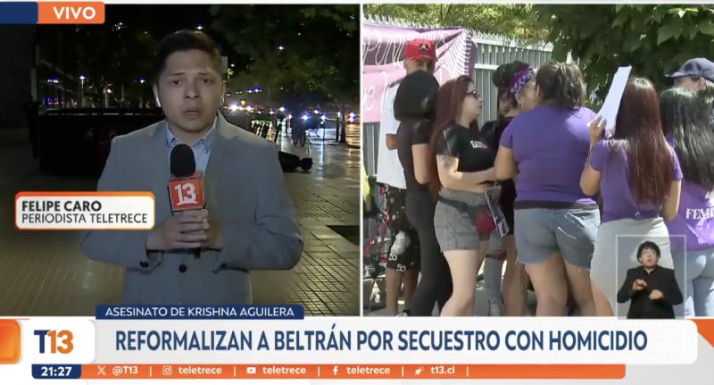 Nuevo antecedente complica a Guatón Beltrán por el asesinato de Krishna Aguilera.