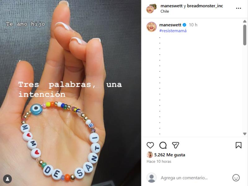 La desgarradora publicación de Mane Swett - Instagram