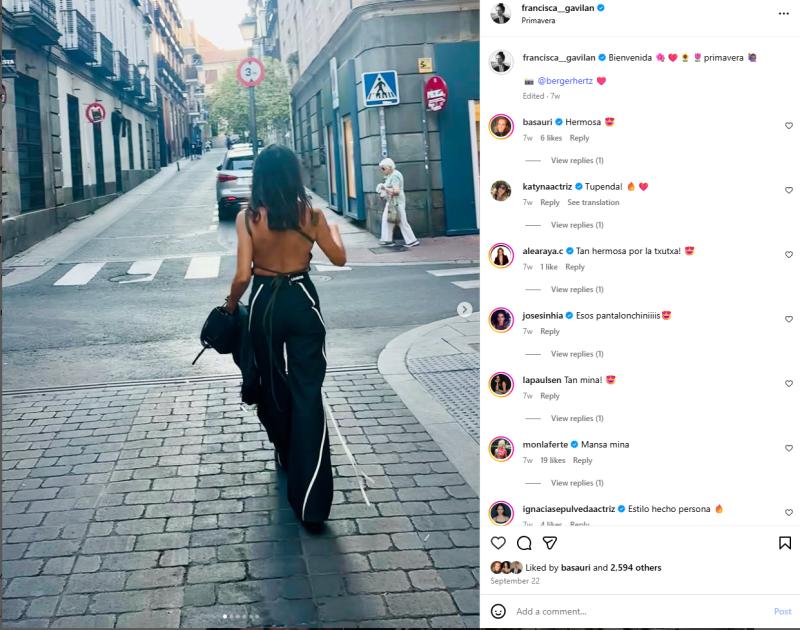 Francisca Gavilán | Instagram