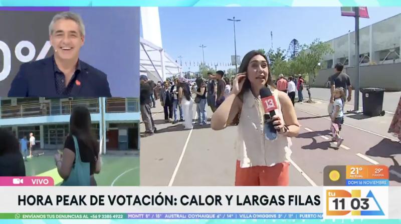Periodista de Tu Día protagoniza divertido momento.