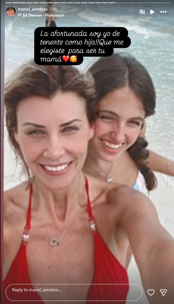 Mariel Aereboe junto a su hija Julieta | Instagram