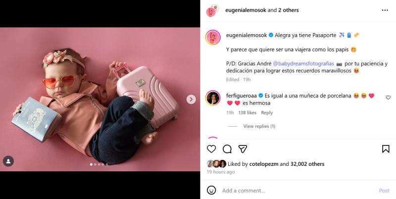 Eugenia Lemos y su hija Alegra | Instagram