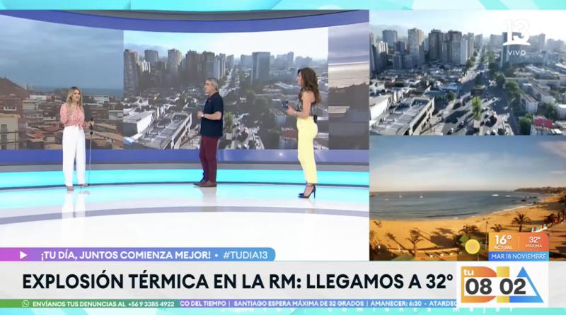 Explosión térmica en la Región Metropolitana.