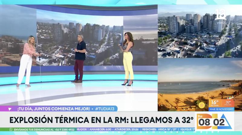 Michelle Adam anuncia posibles lluvias para el jueves en la capital.