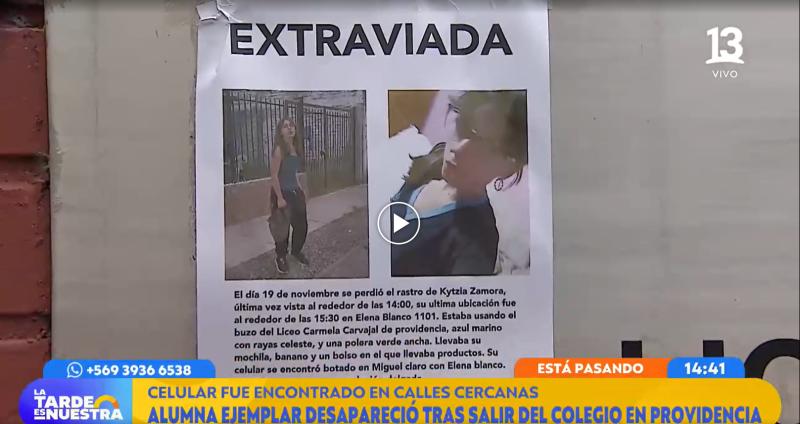 estudiante del Liceo Carmela Carvajal