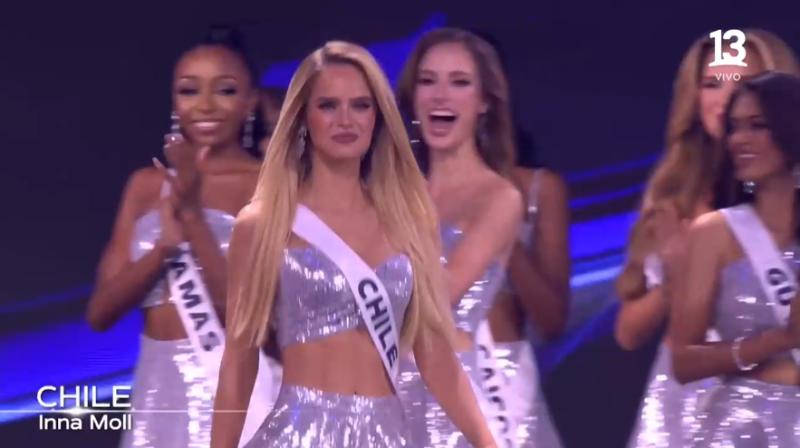 La emoción de Miss Bolivia por clasificación de Inna Moll al Top 30 - Canal 13
