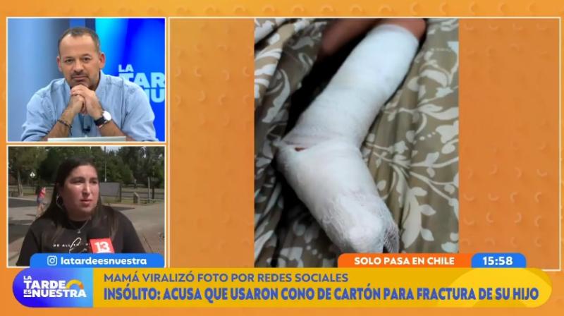 Madre denuncia insólita atención a su hijo con fractura en Padre Las Casas